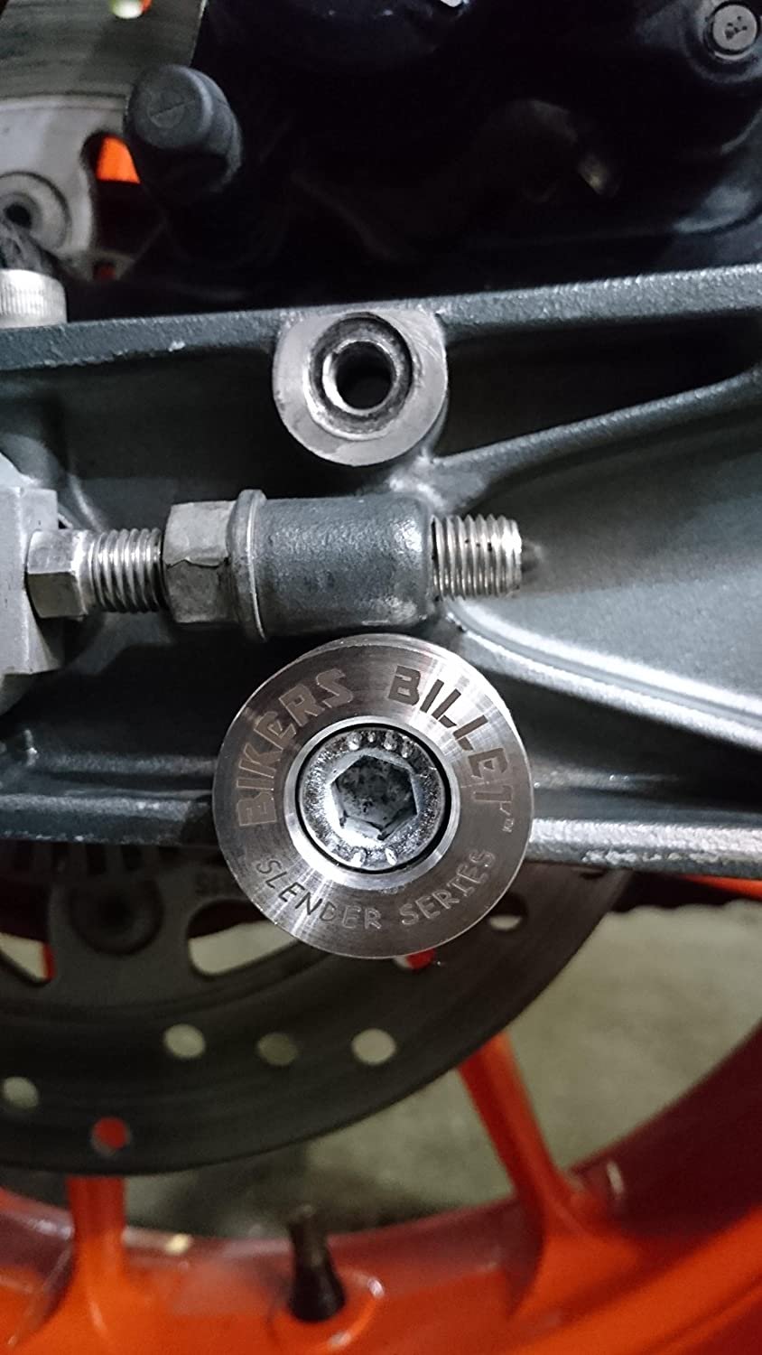 Bikers Billet M10 Swingarm Spools Paddock Stand Spools For KTM Duke 125