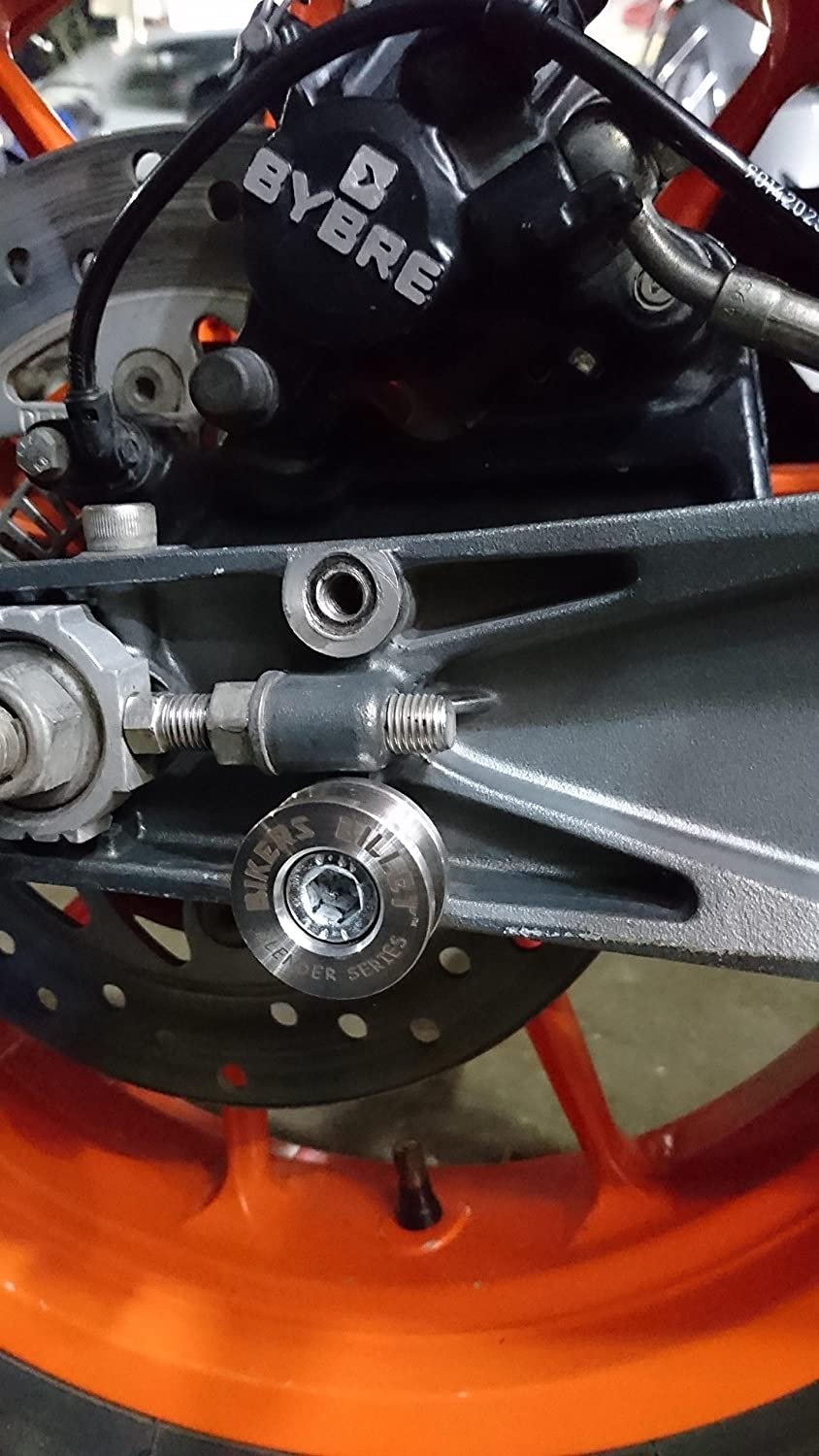 Bikers Billet M10 Swingarm Spools Paddock Stand Spools For KTM Duke 125